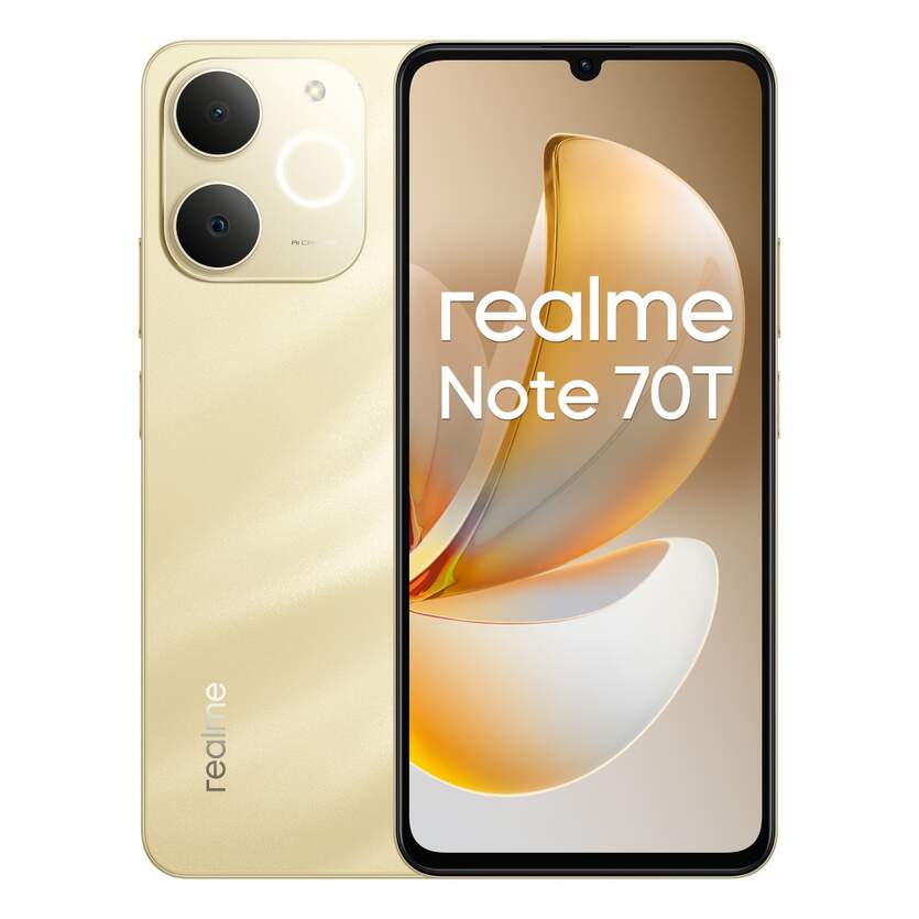 REALME NOTE 70T BEACH GOLD